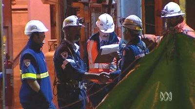 Mission complete: Rescuers have reached the two trapped miners. [File photo]