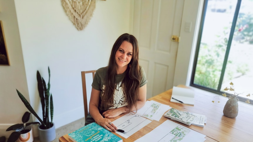 Koren Helbig planning her permaculture renovation