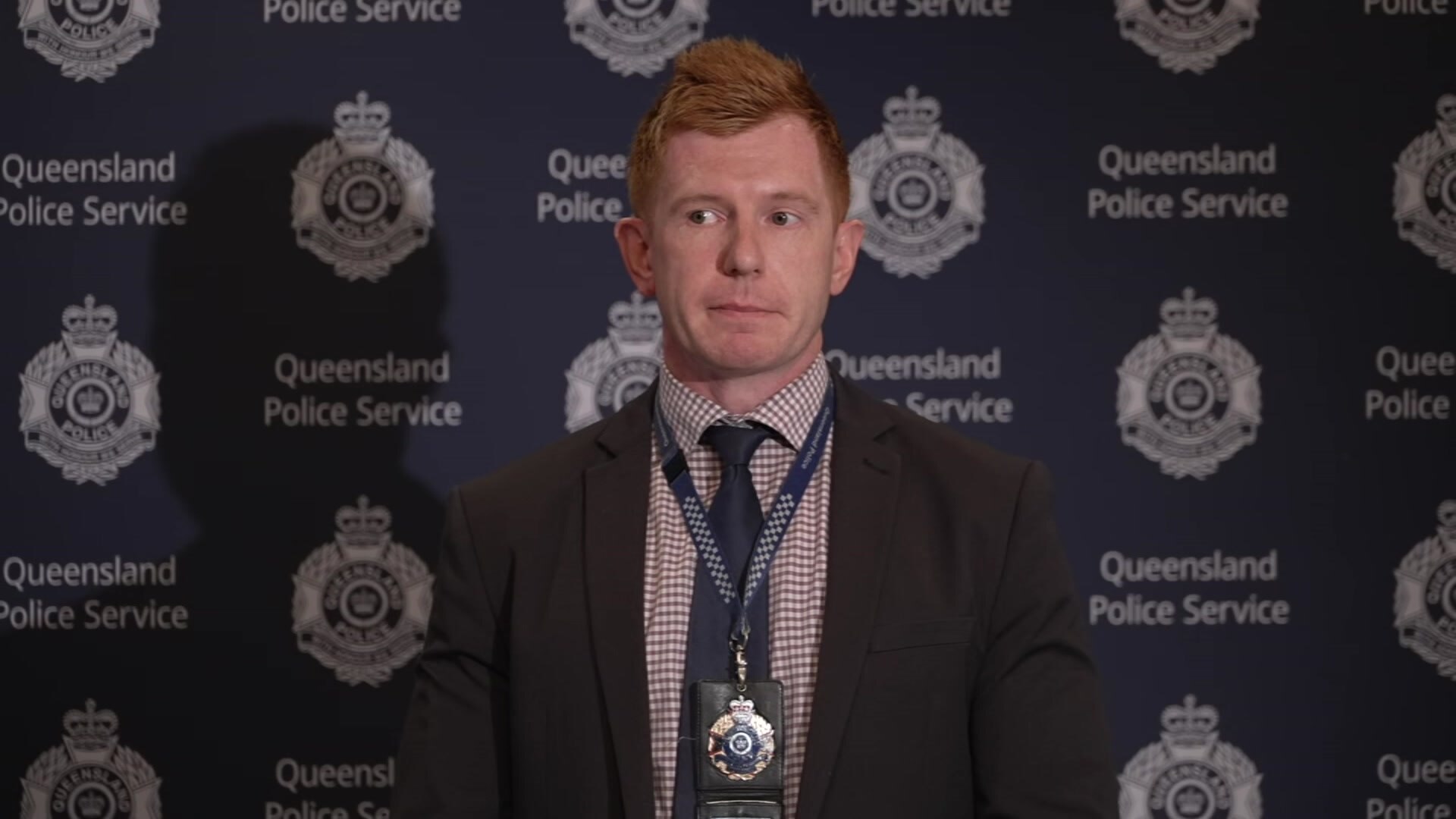  A male police officer