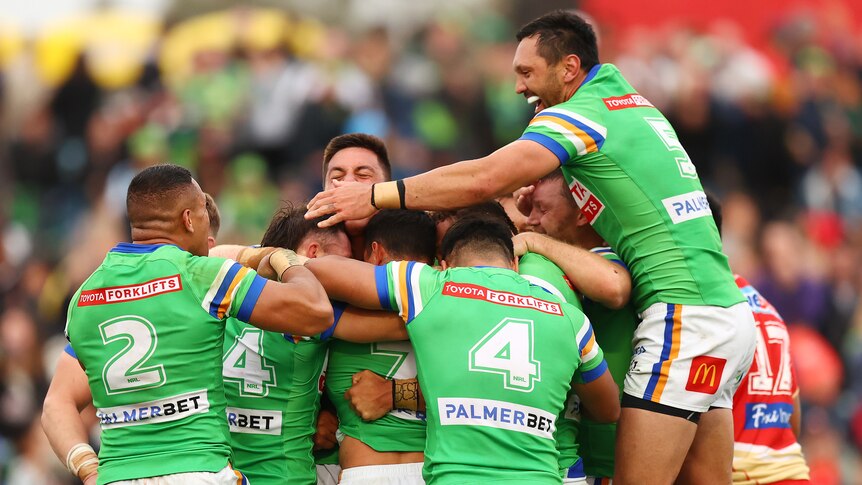 NRL says officials missed Canberra knock-on in lead-up to Raiders