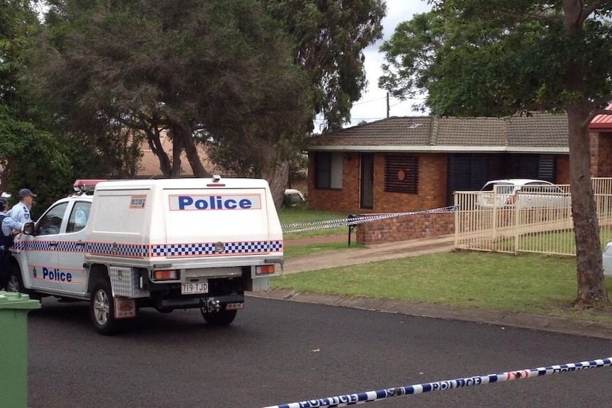 Police were called to a house in the Toowoomba suburb of Newtown.