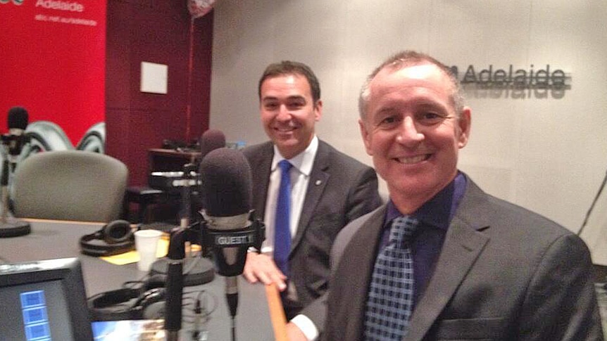 Steven Marshall and Jay Weatherill