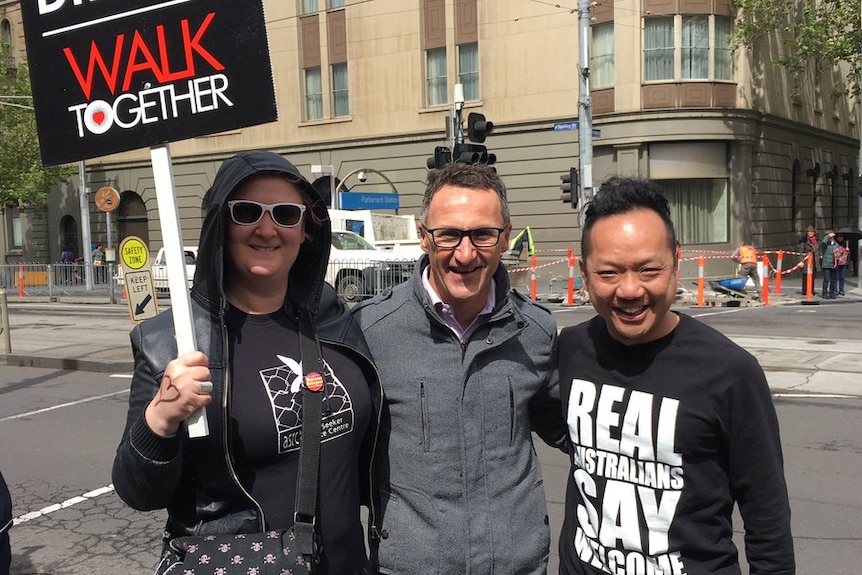 Walk Together rally in Melbourne