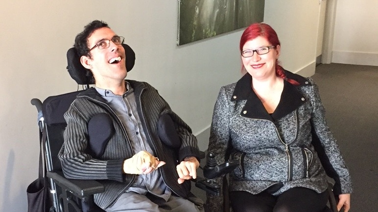 Ben Keely and Samantha Connor - disability advocates