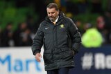 Socceroos coach Ange Postecoglou at World Cup qualifier against Thailand.