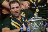 Australian captain Cameron Smith with the World Cup