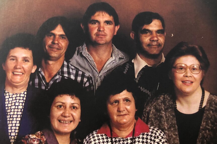 A family of Indigenous Australian people, including OAM Aunty Agnes Shea.