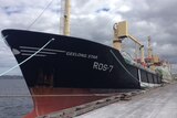 Geelong Star trawler arrives in Albany, Western Australia