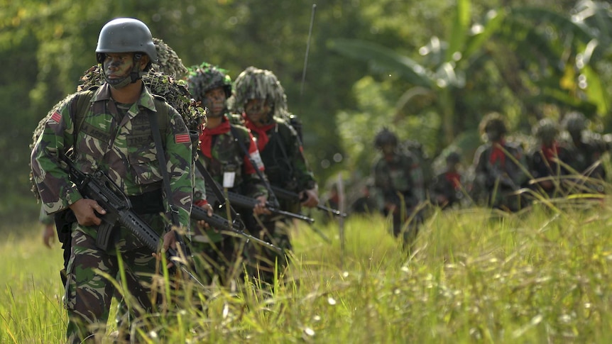 Indonesian military launch attack on terror cell stronghold