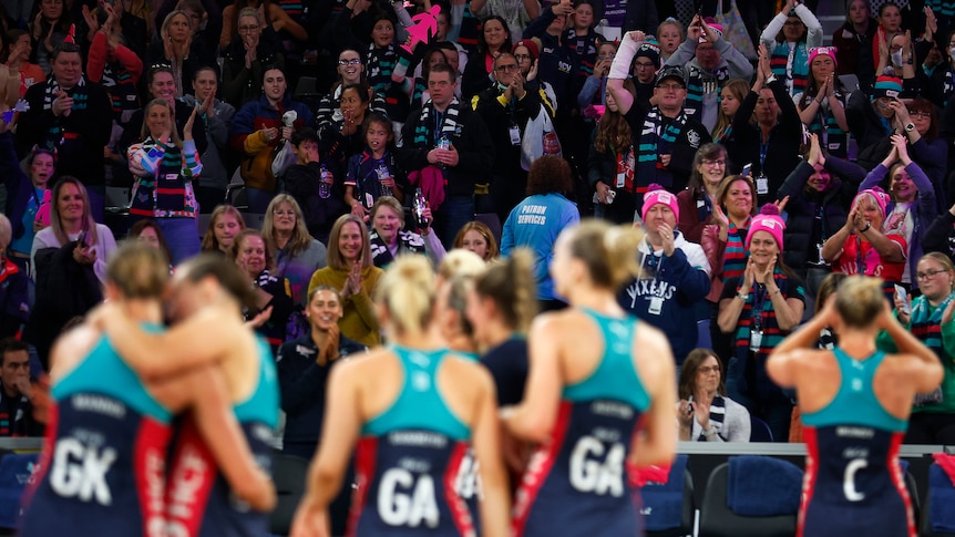 Vixens fans at John Cain Arena