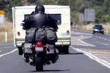 Motorcyclist on Qld's Bruce Highway