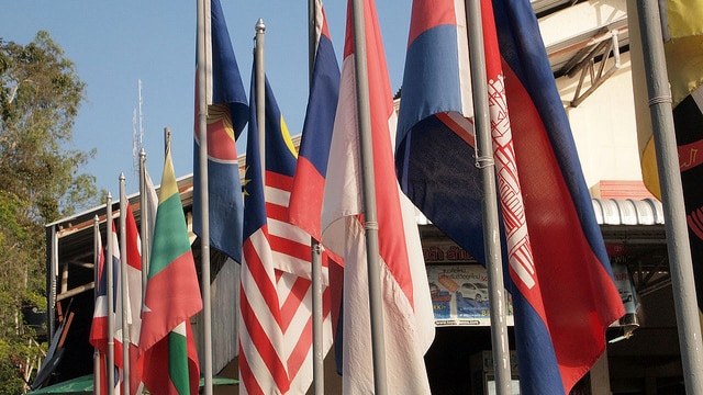 Asean member flags