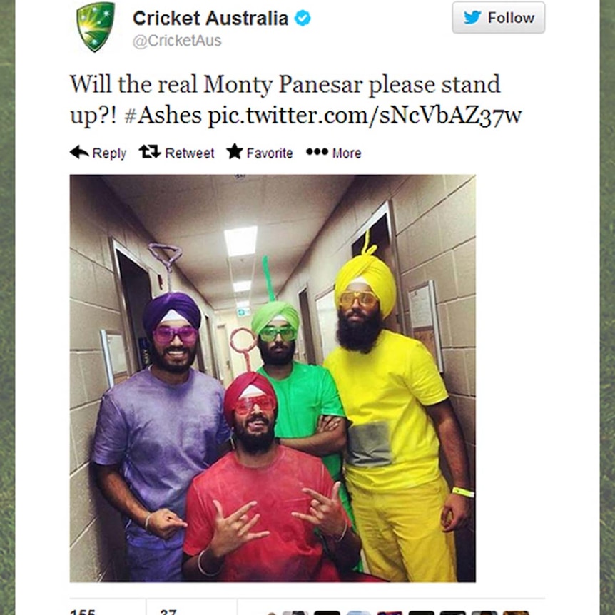 Cricket Australia tweet