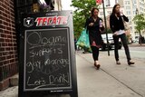 Cafe sign reads 'Obama supports gay marriage: Let's drink'