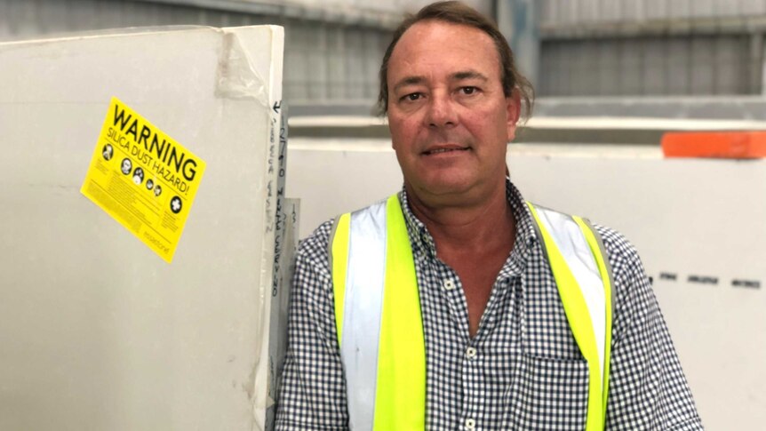Owner of Gold Coast stone cutting business, Derick Brosnan