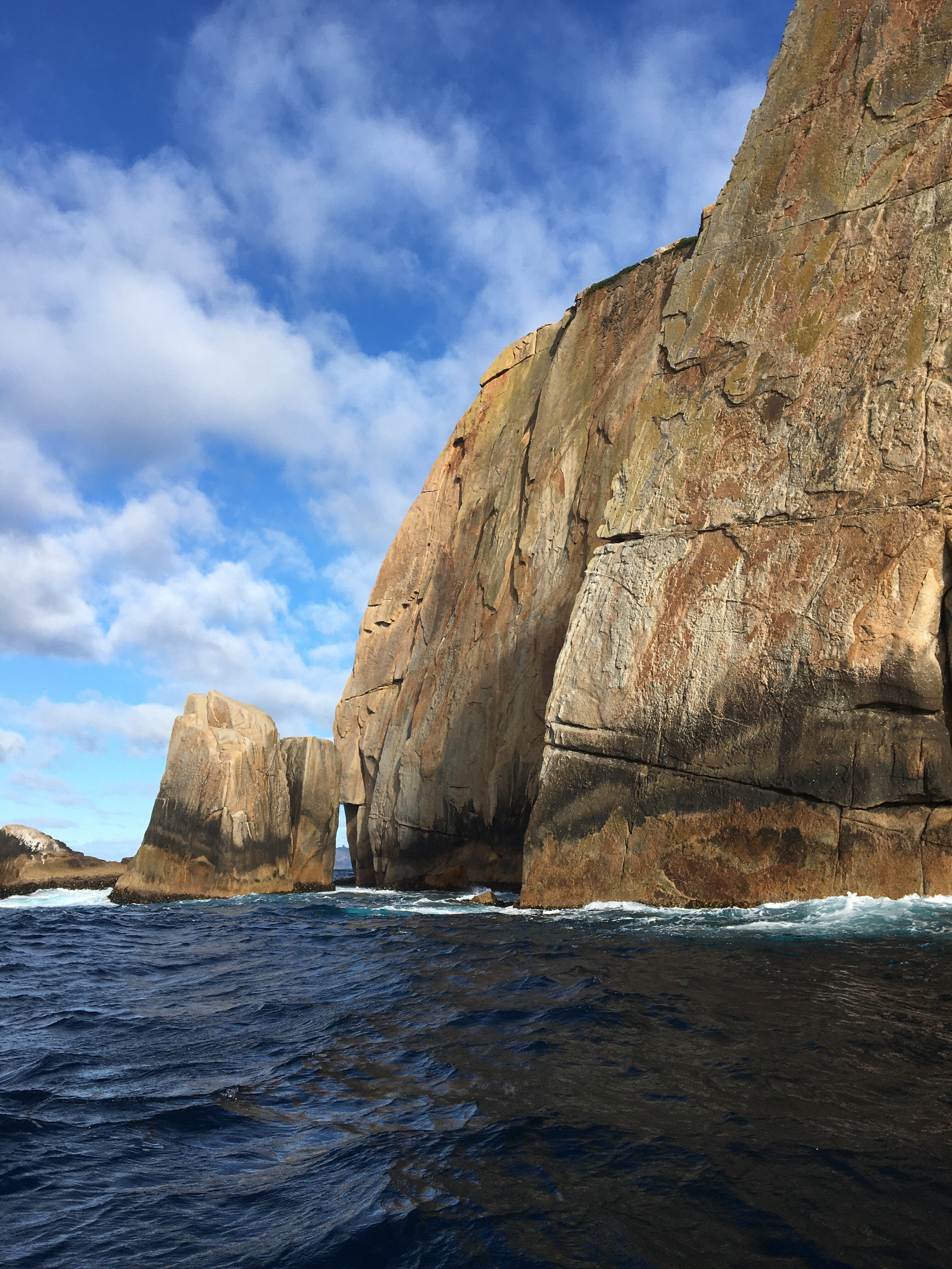 granite rocks in the ocean