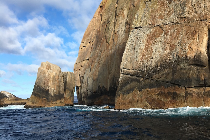 granite rocks in the ocean
