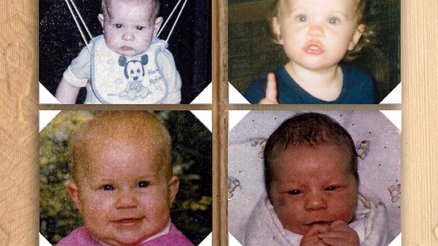 Composite of Patrick, Laura, Caleb and Sarah Folbigg