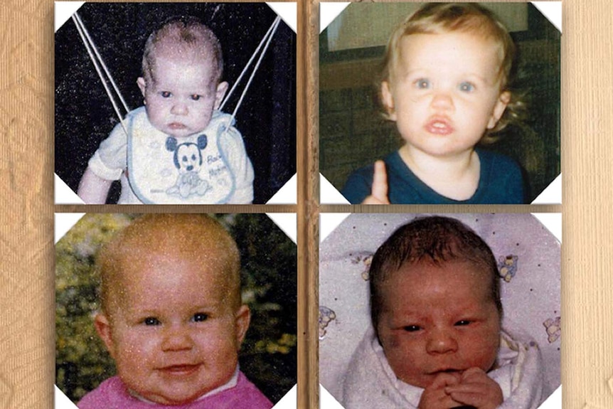 Composite of Patrick, Laura, Caleb and Sarah Folbigg