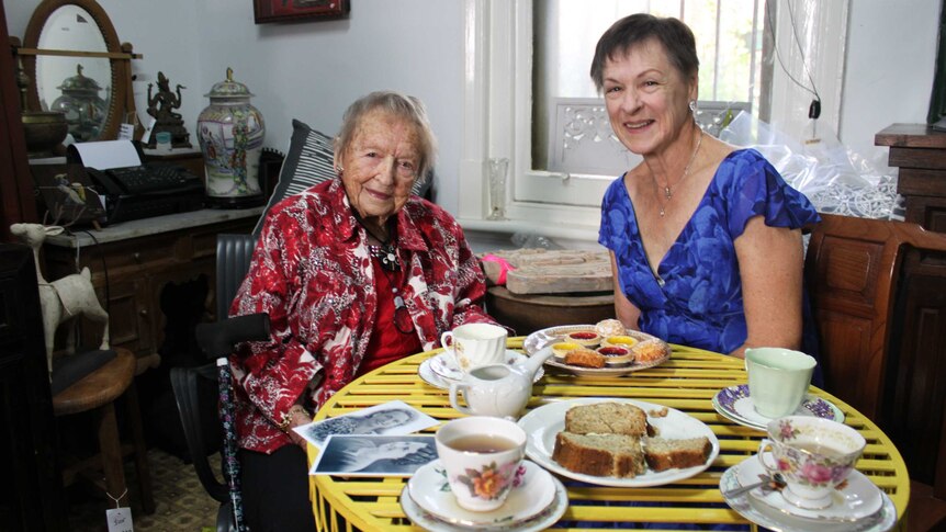 Flo Thomson and Lorraine Ragus.