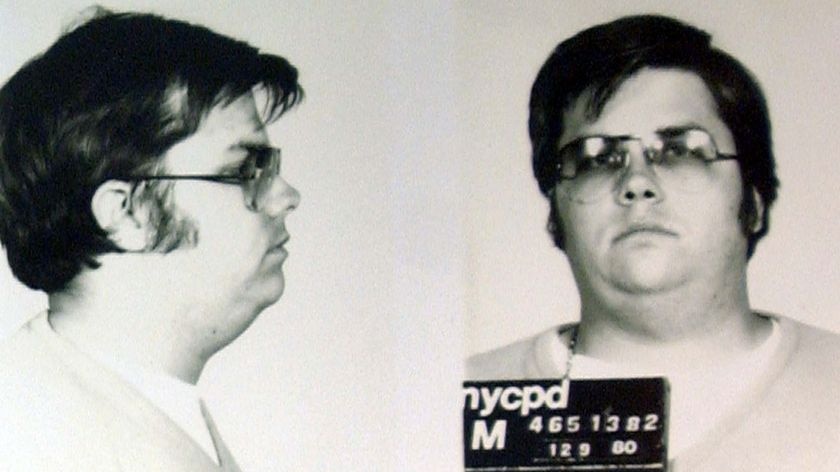 Mug-shot of Mark David Chapman