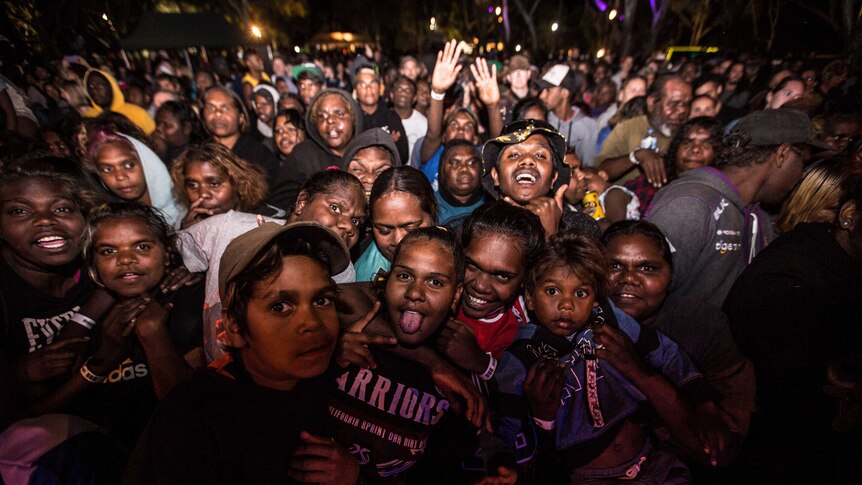More than 2,000 people turned out at the Alice Springs Telegraph Station for Bush Bands Bash.