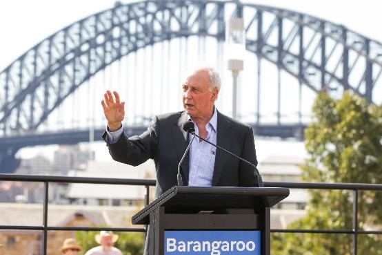 Paul Keating at Baragaroo opening