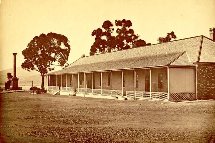 Hobart's Angelsea Barracks in 1888