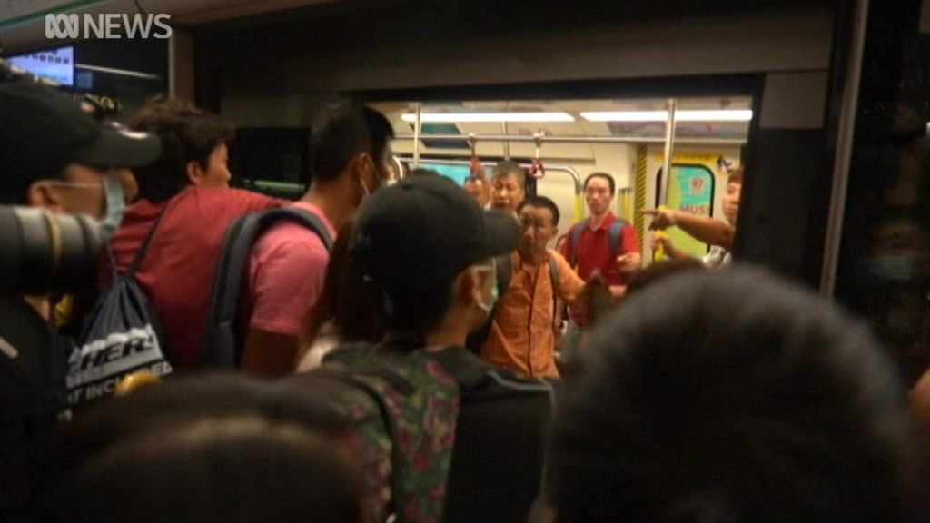 Protesters heavily disrupted Hong Kong's rail system - ABC News