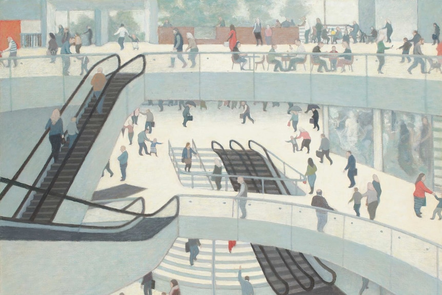 "Shopping centre figures" at Queen's Plaza will be on exhibition.