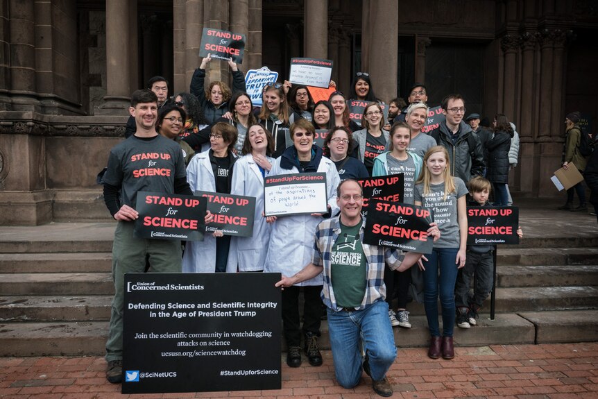 Union of Concerned Scientists at the Stand up for Science rally