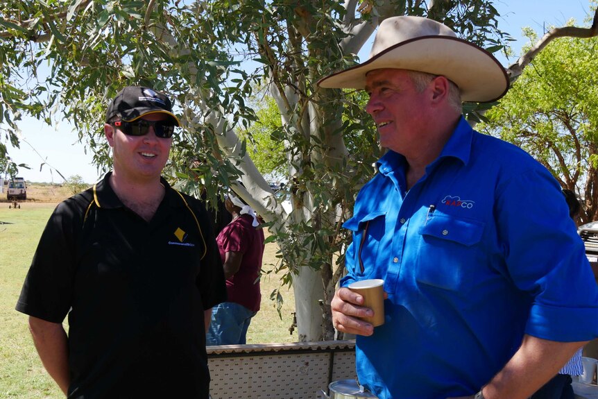Kimberley Agriculture & Pastoral Company General Manager Shane Dunn (Right) says his priority is ensuring stock remain healthy.