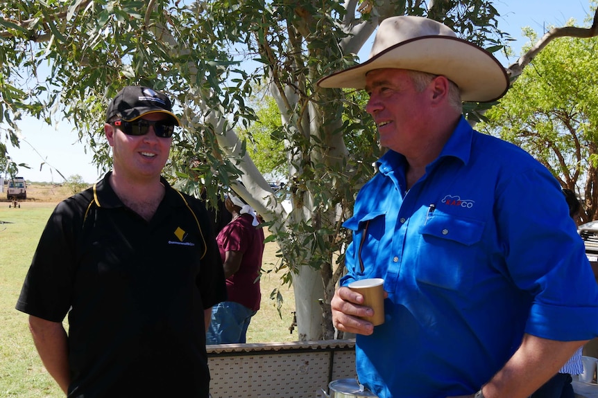 Kimberley Agriculture & Pastoral Company General Manager Shane Dunn (Right) says his priority is ensuring stock remain healthy.