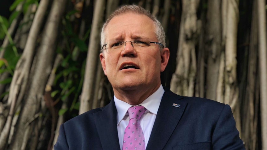 Scott Morrison mówi.