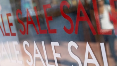 File photo: Sale sign on a window (Getty Creative Images)