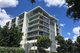 View from ground of units at Kelvin Grove in inner-city Brisbane.