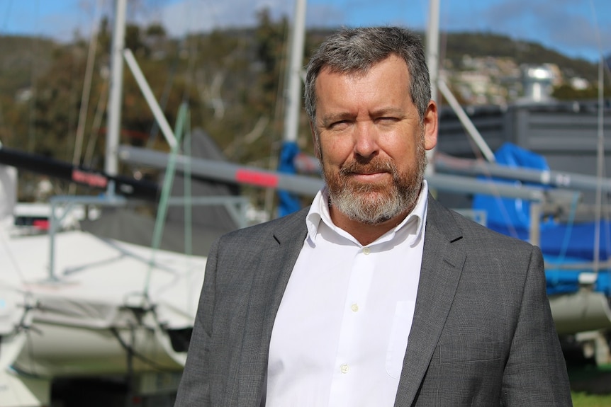 Will Justo pictured in Hobart on a sunny day.