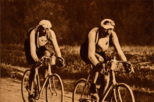 French cyclists Francis and Henri Pelissier