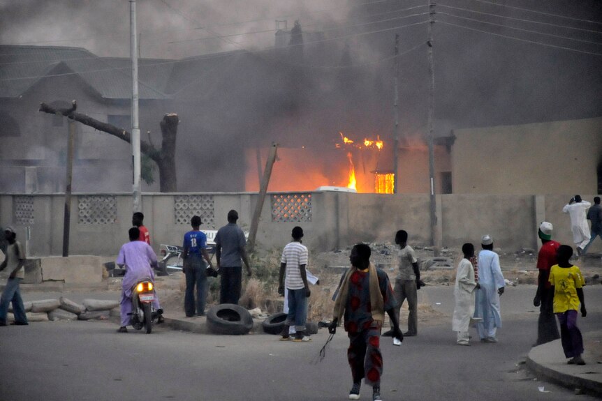Violence rocks Nigerian city