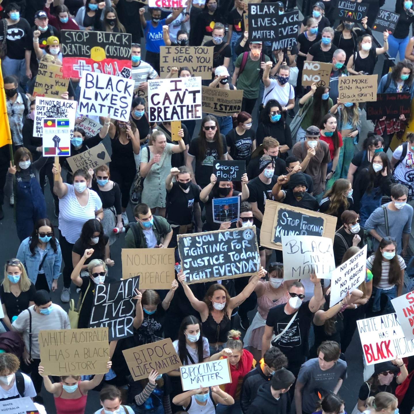 Black Lives Matter Rallies Held Across Australia To Protest Against ...