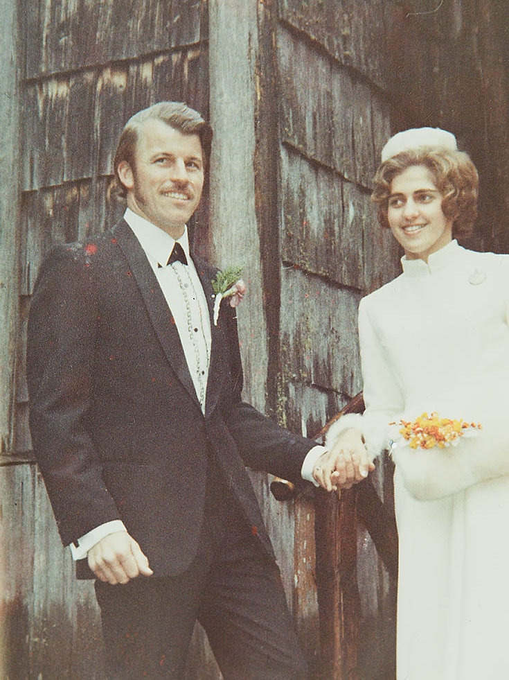 Rob and Sue at Waldheim Chalet, 1973