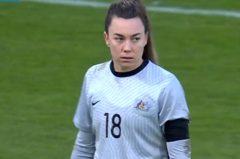 Australian goalkeeper Mackenzie Arnold.