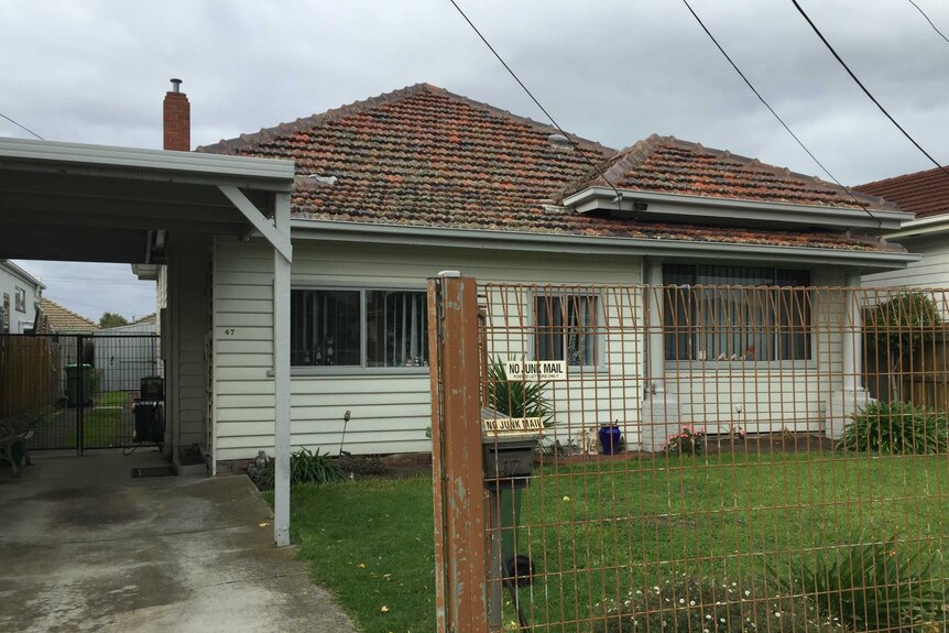 A house in West Footscray where police conducted a counter-terrorism raid