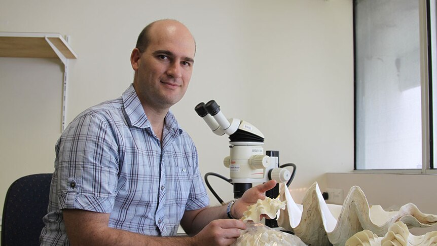 Dr Shane Penny has spent the past six years scouring the Territory's coastline in search of giant clam species.