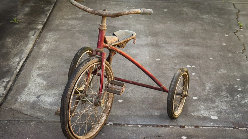 A child's tricycle made by M.H. Jones in the 1960s