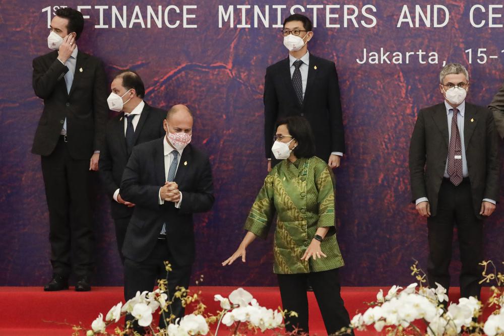 Josh Frydenberg and Sri Mulyani
