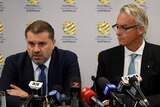 Ange Postecoglou and David Gallop