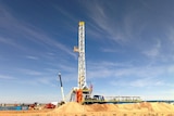 A drilling rig in the SA outback