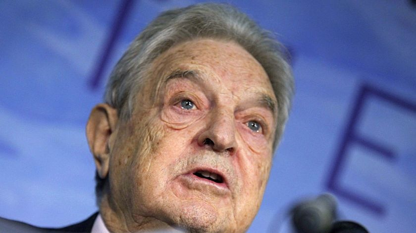 Crisis control: investor George Soros.