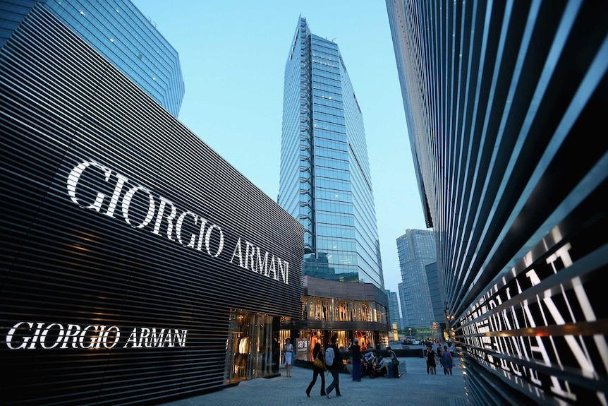 Giorgio Armani store in China